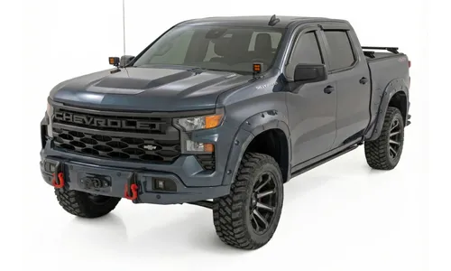 Передний силовой бампер, с лебедкой PRO12000S, Темносерый, для Chevrolet Silverado 1500 (2023–2026), Rough Country — фото 3