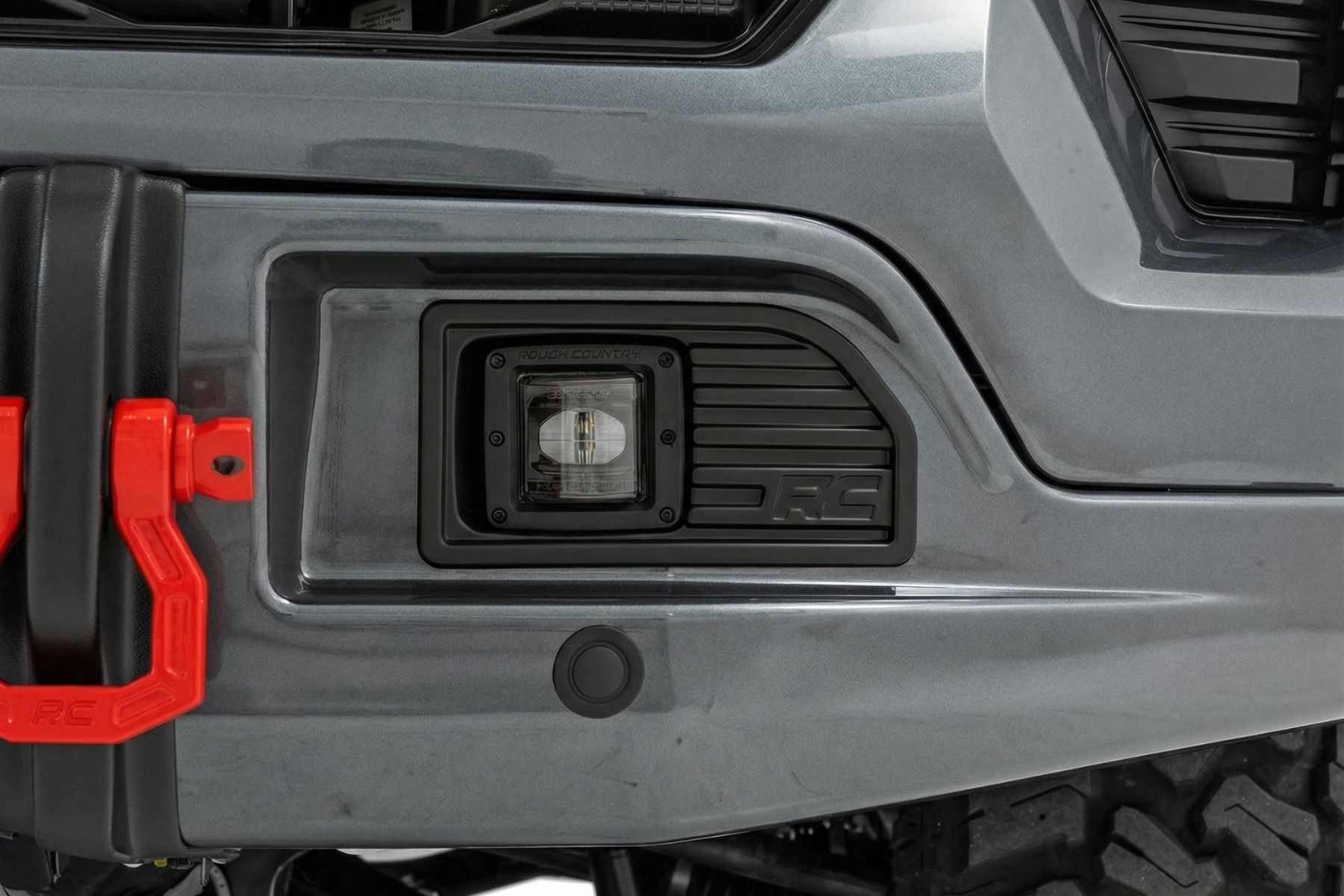 Передний силовой бампер, с лебедкой PRO12000S, Темносерый, для Chevrolet Silverado 1500 (2023–2026), Rough Country — фото 5