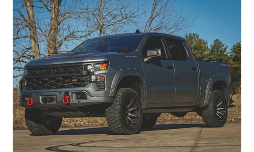 Передний силовой бампер, с лебедкой PRO12000S, Темносерый, для Chevrolet Silverado 1500 (2023–2026), Rough Country — фото 7