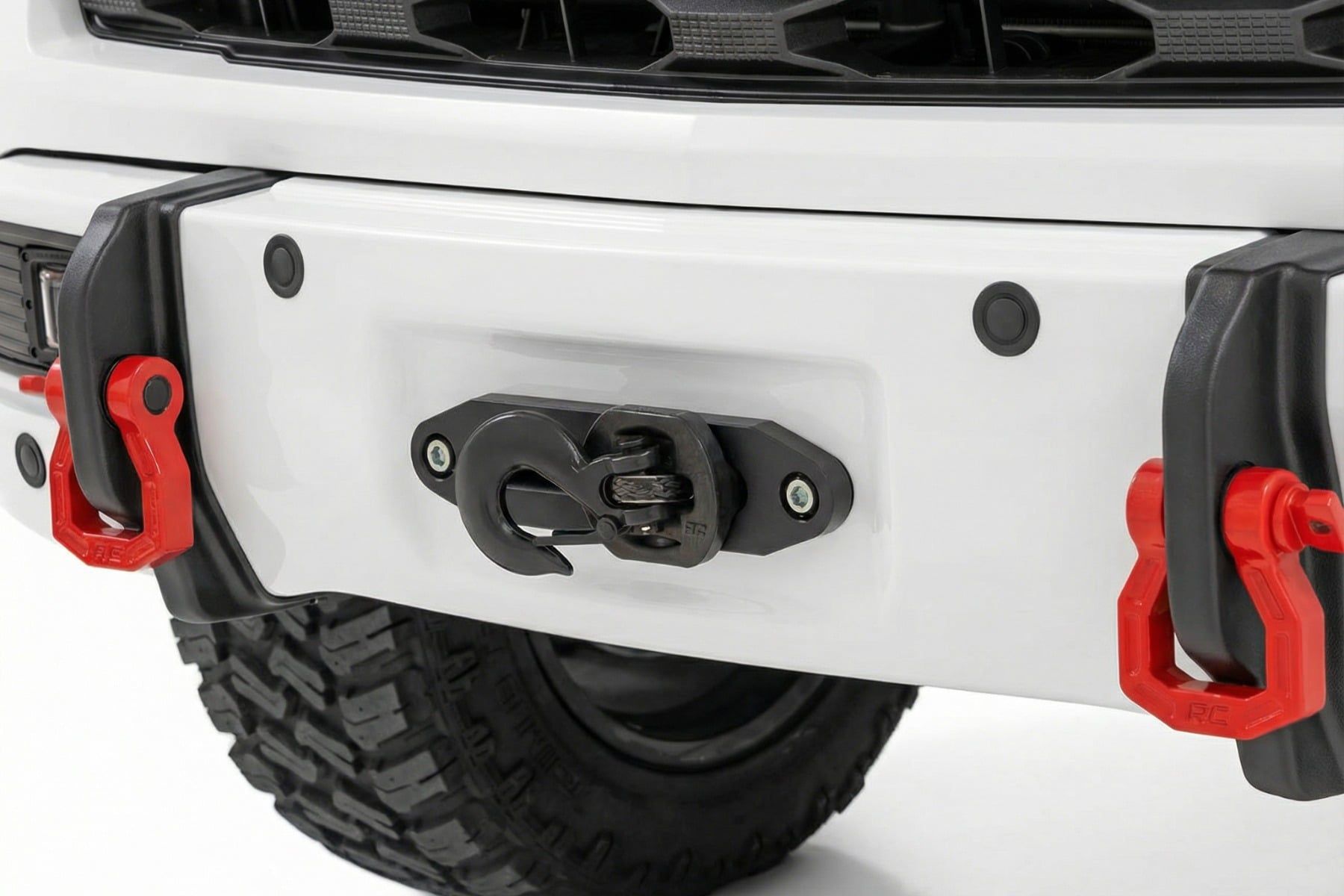 Передний силовой бампер, с лебедкой PRO12000S, Белый, для Chevrolet Silverado 1500 (2023–2026), Rough Country — фото 5