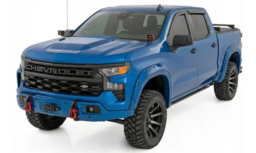 Передний силовой бампер, с лебедкой PRO12000S, Голубой, для Chevrolet Silverado 1500 (2023–2026), Rough Country — фото 3
