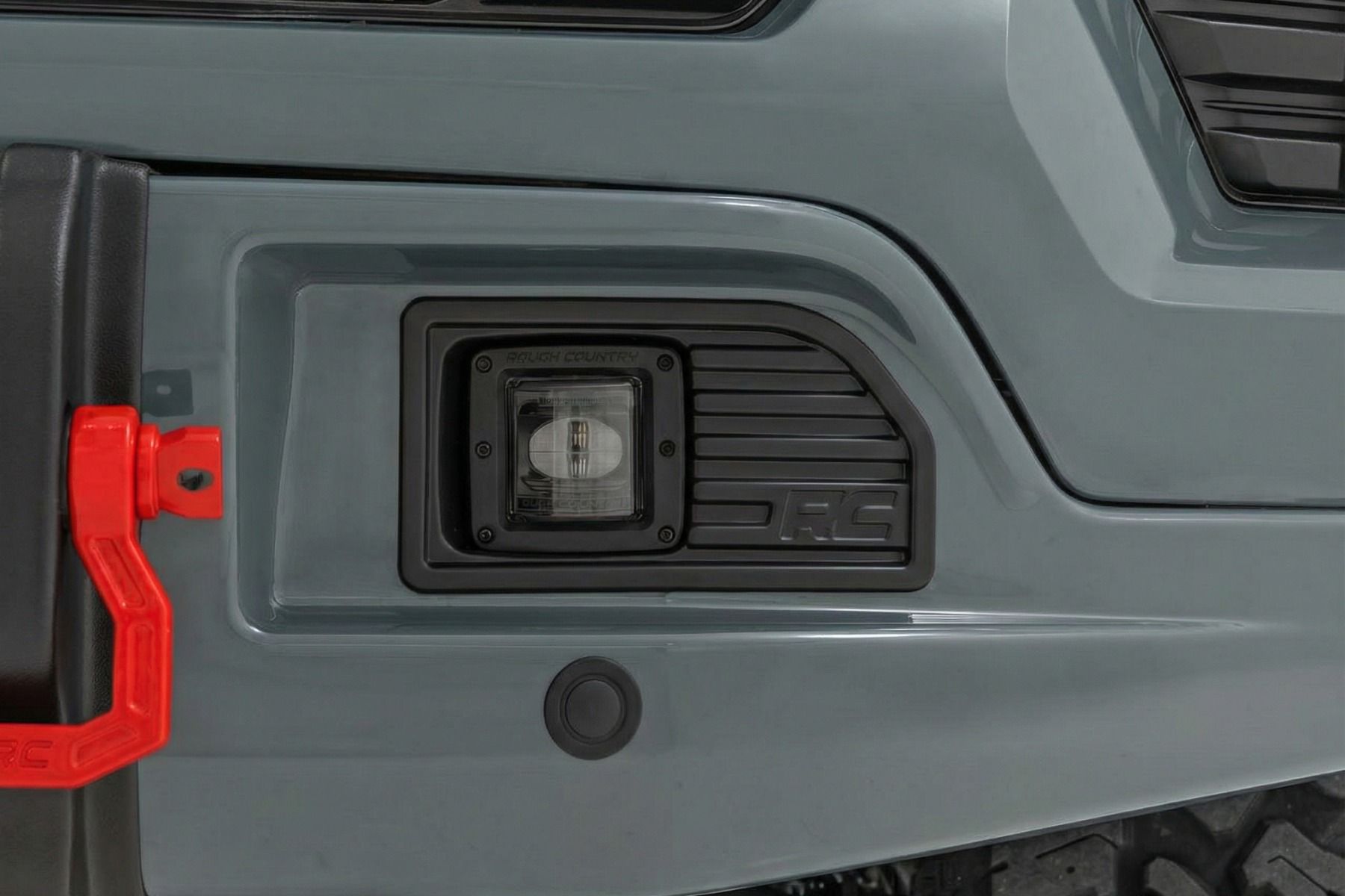 Передний силовой бампер, с лебедкой PRO12000S, Серый, для Chevrolet Silverado 1500 (2023–2026), Rough Country — фото 5