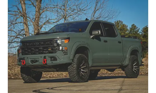 Передний силовой бампер, с лебедкой PRO12000S, Серый, для Chevrolet Silverado 1500 (2023–2026), Rough Country — фото 7