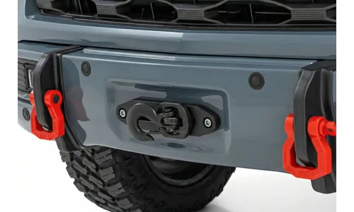 Передний силовой бампер, с лебедкой PRO12000S, Серый, для Chevrolet Silverado 1500 (2023–2026), Rough Country — фото 4