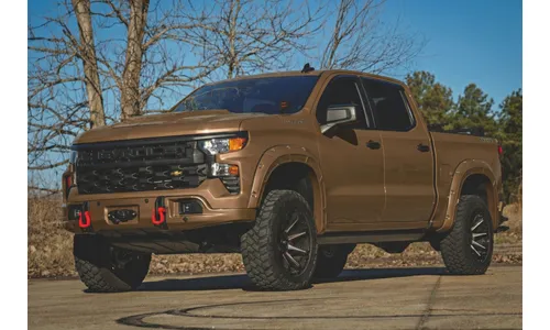 Передний силовой бампер, с лебедкой PRO12000S, Бронза, для Chevrolet Silverado 1500 (2023–2026), Rough Country — фото 7