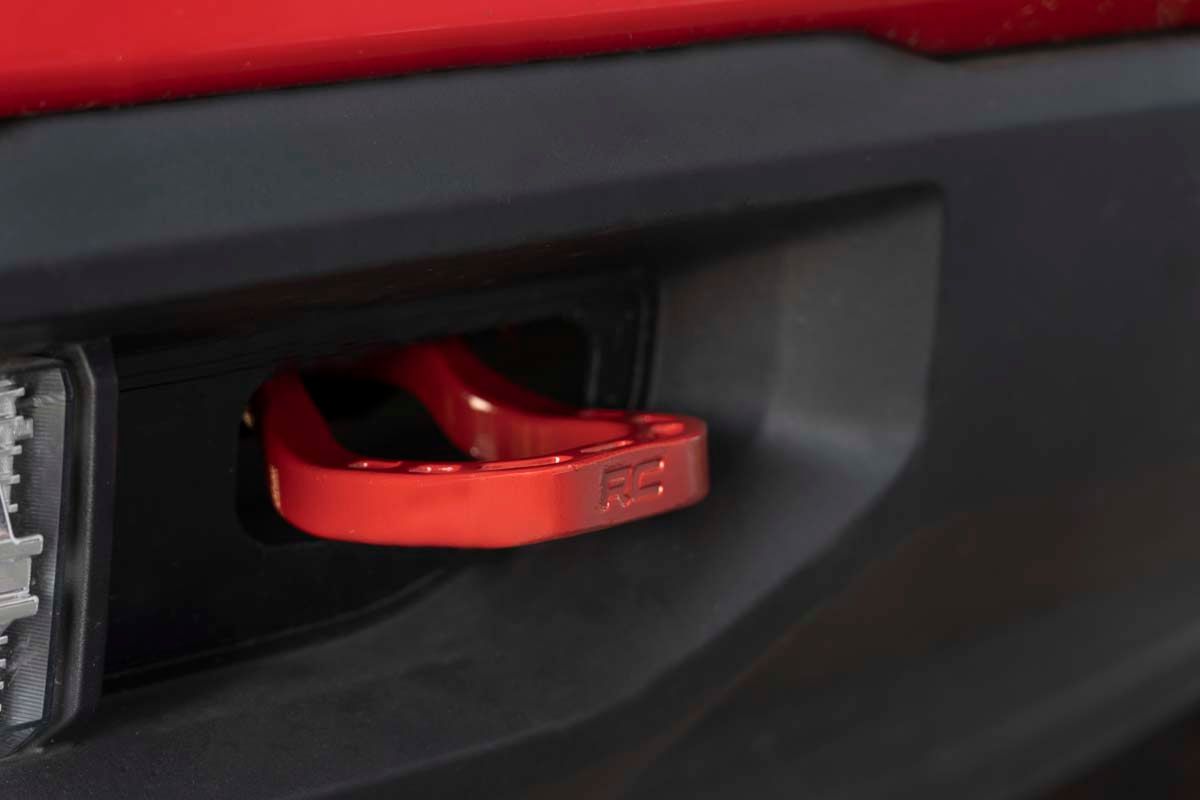 Кованые буксировочные крюки, для Chevrolet Silverado 1500 (2019–2022), Rough Country — фото 6
