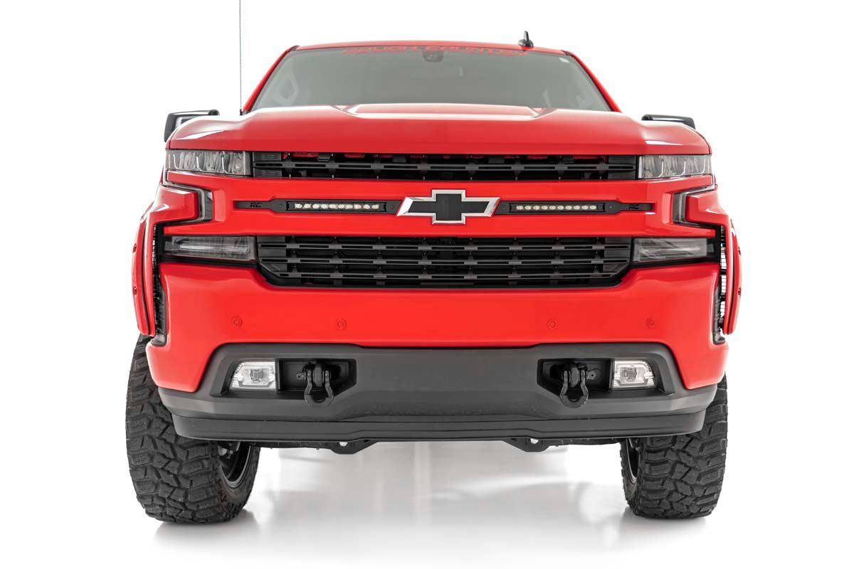 Кронштейны вместо штатных буксировочных крюков, с шаклами D-Ring, для Chevrolet Silverado 1500 (2019–2022), Rough Country — фото 3