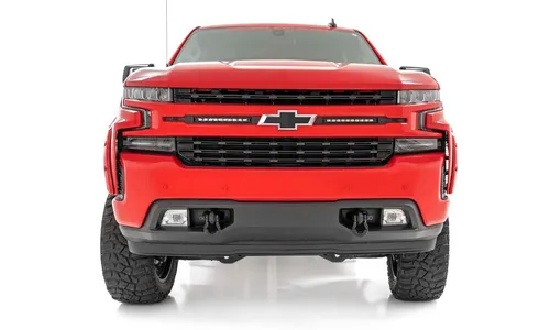 Кронштейны вместо штатных буксировочных крюков, с шаклами D-Ring, для Chevrolet Silverado 1500 (2019–2022), Rough Country — фото 3