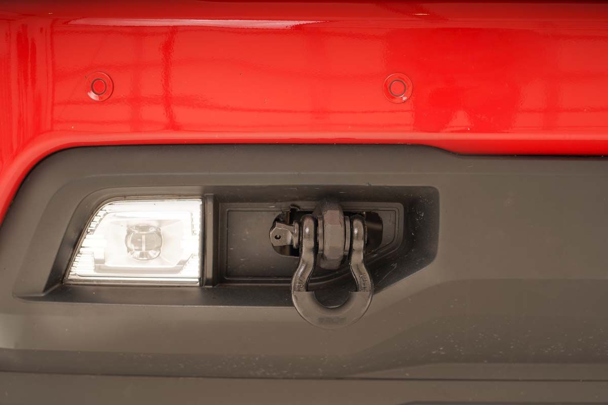 Кронштейны вместо штатных буксировочных крюков, с шаклами D-Ring, для Chevrolet Silverado 1500 (2019–2022), Rough Country — фото 4