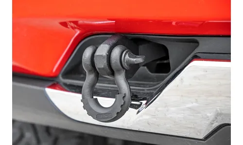 Кронштейны вместо штатных буксировочных крюков, с шаклами D-Ring, для Chevrolet Silverado 1500 (2014–2018), Rough Country — фото 2