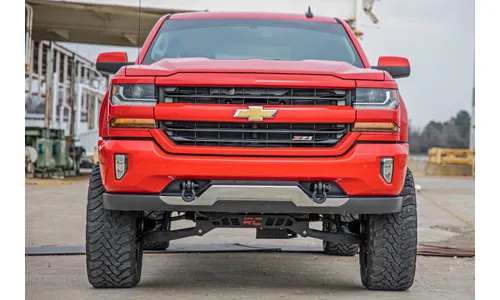 Кронштейны вместо штатных буксировочных крюков, с шаклами D-Ring, для Chevrolet Silverado 1500 (2014–2018), Rough Country — фото 4