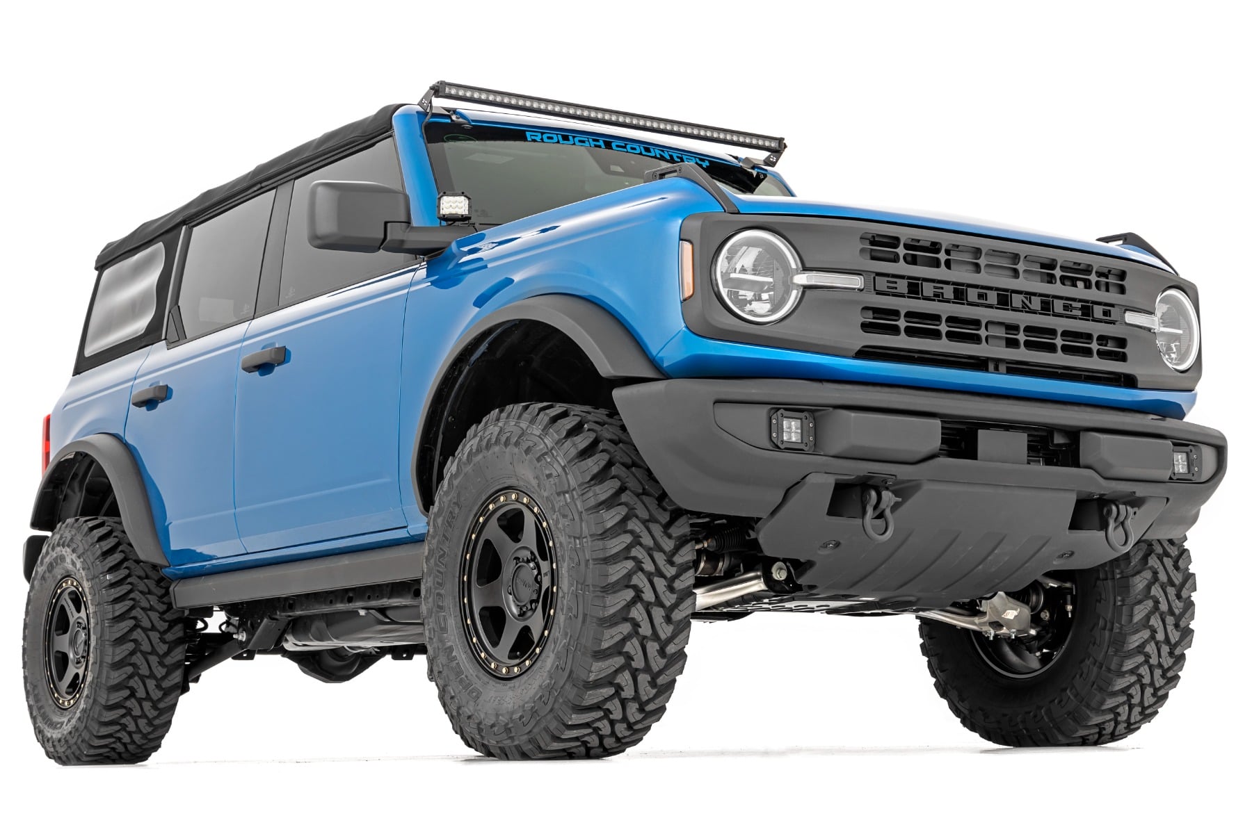 Кронштейны вместо штатных буксировочных крюков, с шаклами D-Ring, для Ford Bronco VI (2021–2026), Rough Country — фото 6