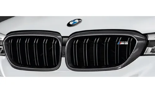 Карбоновая решетка радиатора Л MP BMW F80N, F80 оригинал — фото 1