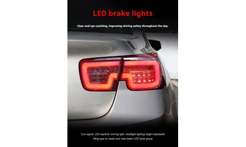 Задние LED-фонари динамический поворотник для Chevrolet Malibu (2012-2015), комплект, комплект, FT Carlight Carlight — фото 3