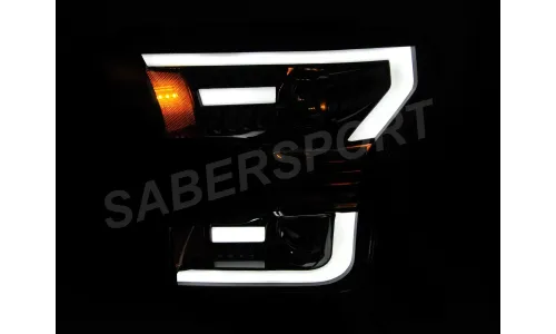 Фары проекторные Pro Series Black для Ford F-150 XL/XLT 2015–2017, AlphaRex — фото 5