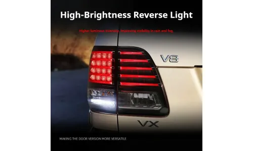Задние LED-фонари динамический поворотник для Toyota Land Cruiser 100 (1998-2007), комплект, комплект, FT Carlight Carlight — фото 4