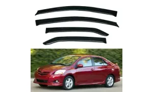 Накладные дефлекторы боковых окон 2007-2013 Toyota Yaris Sedan — фото 1