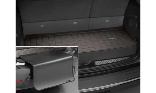 Ковер багажника, за 3 рядом Cadillac Escalade 2015-2020, какао, Weathertech — фото 1
