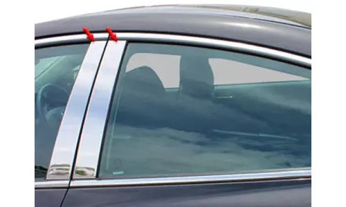 Накладки на стойки дверей 4шт. для Mazda 6 2009-2012 — фото 1