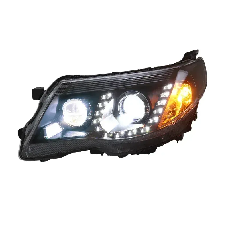 Фары передние LED с ходовыми огнями для Subaru Forester (2008-2012), комплект, FT Carlight — фото 6