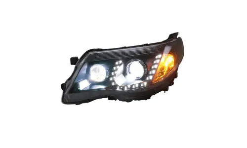 Фары передние LED с ходовыми огнями для Subaru Forester (2008-2012), комплект, FT Carlight — фото 6
