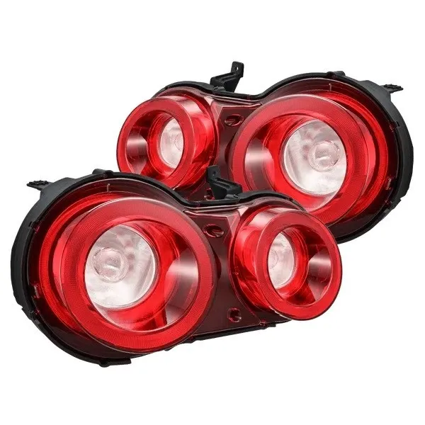 Фонари задние светодиодные Nova Prismatic Red Clear для Nissan GT-R R35 2009–2024, AlphaRex — фото 1