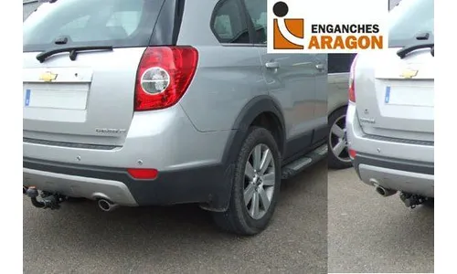 ТСУ для CHEVROLET Captiva без эл.подготовки 2006-, CHEVROLET Captiva с эл.подготовкой 2006-, OPEL Antara 2006-, Тип шара: Горизонтальный, легкосъемный — фото 2