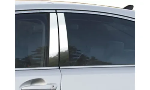 Накладки стоек дверей из нержавеющей стали 4 шт отделка двери QAA для Lexus ES 2007-2012 — фото 1