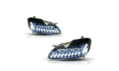 Фары передние LED с ходовыми огнями для Toyota Corolla (2003-2009), комплект, комплект, FT Carlight Carlight — фото 6