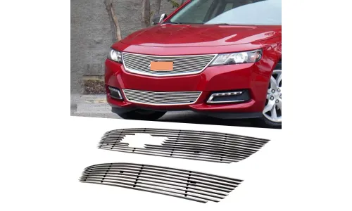 Chevy Impala 2014-2020 with Logo Show передняя хром верхняя Grill — фото 1