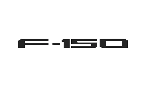 F-150 2021-2023 TUFSKINZ® MATTE BLACK TAILGATE LETTERING EXTERIOR TRIM KIT — фото 1