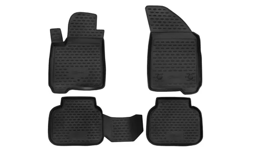 Коврики в салон подходит для DODGE Journey (I, Ir), 2007-2020 4 шт. (Повышенная устойчивость, повышенная износостойкость) / Додж Джорнт — фото 1