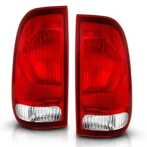 Ford F-350 Super Duty 1999-2007 Tail Light красный/прозрачный Lens OE, коплект, ANZO USA — фото 1