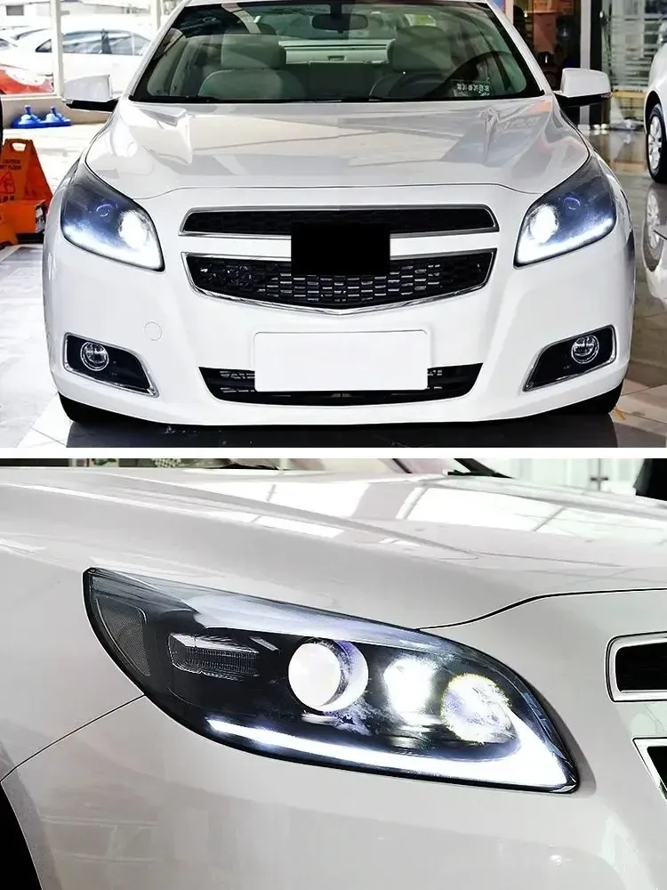 Фары передние LED с ходовыми огнями для Chevrolet Malibu (2012-2014), комплект, комплект, FT Carlight Carlight — фото 7