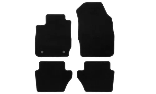 Коврики в салон Klever Econom FORD Fiesta 3D 2008-2013, 2012-2019, хэтчбек, 4 шт. (текстиль) / Форд Фиеста — фото 1