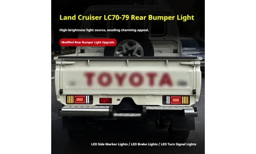 Задние LED-фонари динамический поворотник для Toyota Land Cruiser 70 (2007-2024), комплект, комплект, FT Carlight Carlight — фото 5