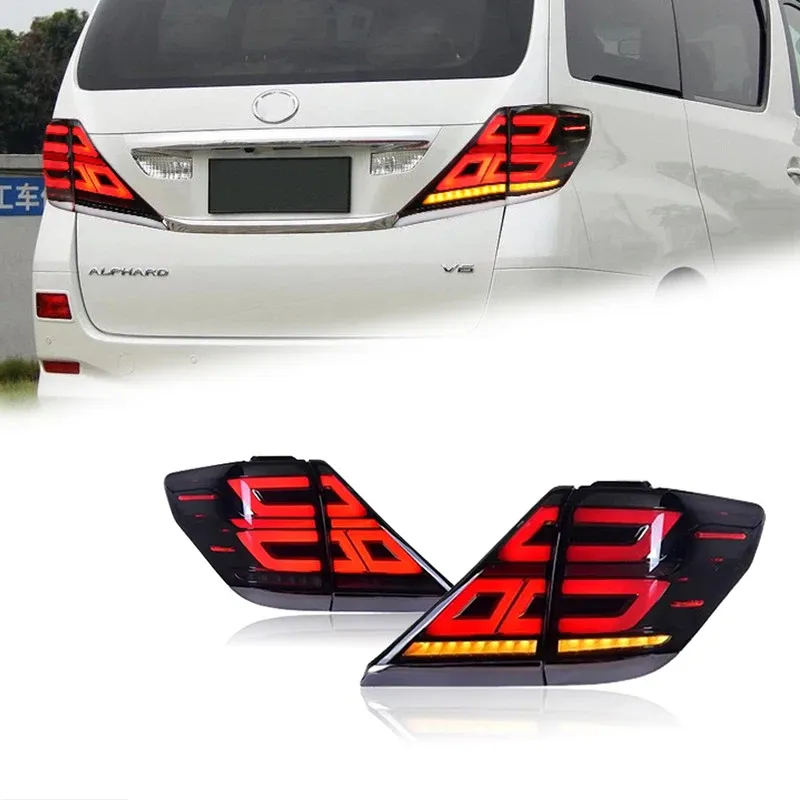 Задние LED-фонари динамический поворотник для Toyota Vellfire/Alphard (2007-2013), комплект, комплект, FT Carlight Carlight — фото 2