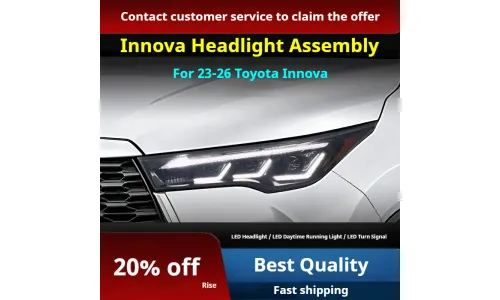 Фары передние LED с ходовыми огнями для Toyota Innova (2023-2026), комплект, комплект, FT Carlight Carlight — фото 2