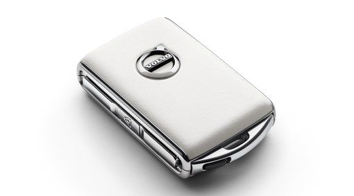 Корпус ключа Volvo XC90 2015-, отделка белая кожа, оригинал — фото 1