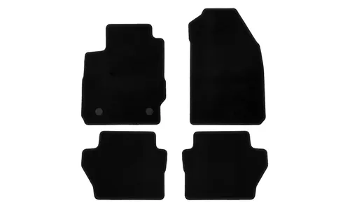 Коврики в салон Klever Econom FORD Fiesta 2008-2013, 2012-2019, хэтчбек, седан, 4 шт. (текстиль) / Форд Фиеста — фото 1