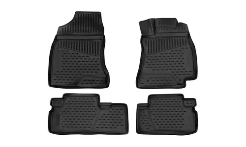 Коврики 3D в салон подходят для TOYOTA Wish , 2009-, правый руль 4 шт. (полиуретан) / Тойота Виш — фото 1