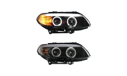 Фары передние LED с ходовыми огнями для BMW X5 E53 (2004-2006), комплект, комплект, FT Carlight Carlight — фото 5