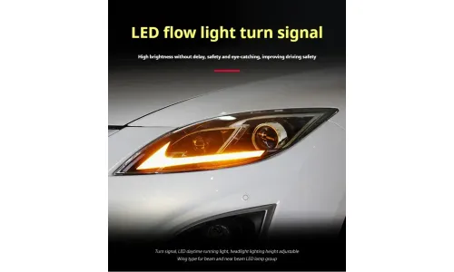 Фары передние LED с ходовыми огнями для Mazda 6 (2009-2016), комплект, комплект, FT Carlight Carlight — фото 3