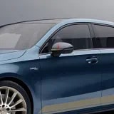 Комплект наклеек Edition 1 на корпуса зеркал Mercedes-Benz A 35 AMG W177, матовое золото — фото 2