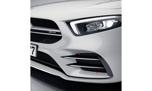 Комплект нижних решеток A 35 AMG с хромированными планками Mercedes-Benz A-Класс W177/V177 — фото 2