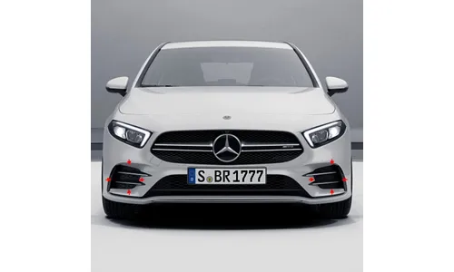 Комплект нижних решеток A 35 AMG с хромированными планками Mercedes-Benz A-Класс W177/V177 — фото 1