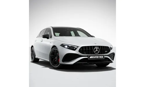 Решетка радиатора Panamericana A 35 AMG Mercedes-Benz A-Класс W177/V177 рестайлинг, темный хром — фото 2