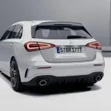 Шильдик A 35 Mercedes-Benz A W177 на крышку багажника, хромированный — фото 2