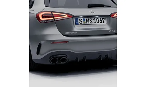 Задний диффузор A 45 S AMG для Mercedes-Benz A-Класса W177, Night Package — фото 2