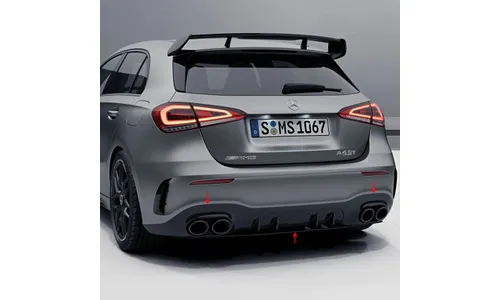 Задний диффузор A 45 S AMG для Mercedes-Benz A-Класса W177, Aero Package Night — фото 1